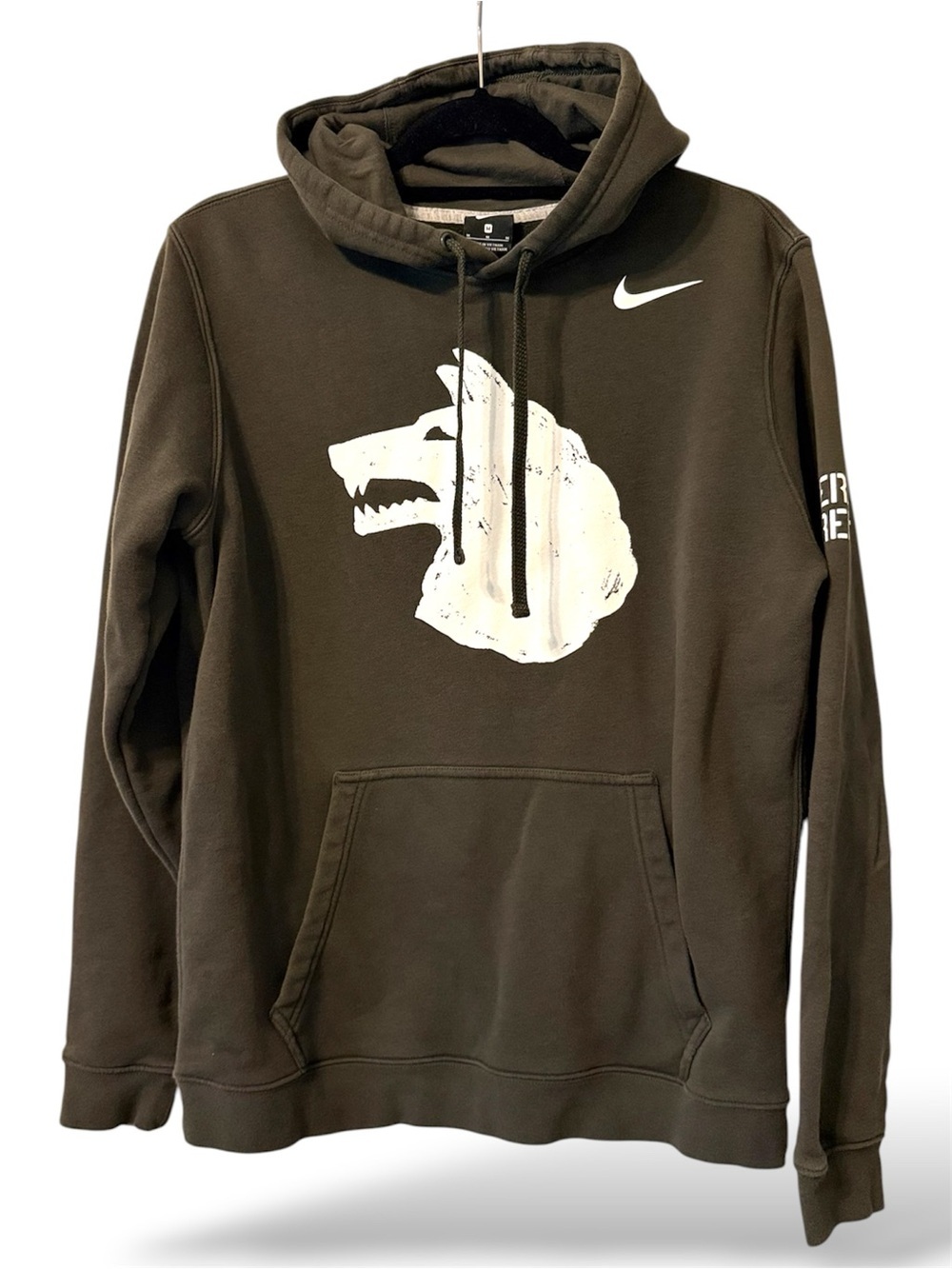 Nike Army West Point Wolf Hoodie Mens Medium Club Fleece